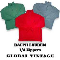 Polo Ralph Lauren 1/4 Zippers - 55 Pieces