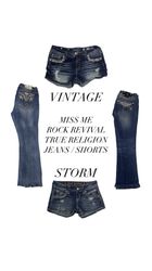 Miss Me Rock Revival True Religion Jeans and Short..