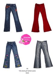 Y2k street girl fashion jeans