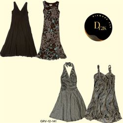 Vintage Y2K Coco Style Dresses (GRV-12-141)