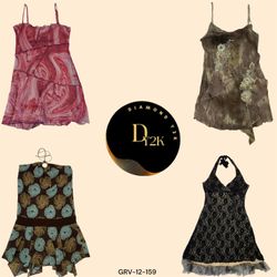 Y2K Mini Poly Dresses Victory Secret And More... -..