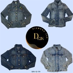 Y2K Iconic Denim Jackets - Timeless Retro Vibes (G..