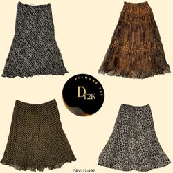 Y2K Coco Poly Skirts: Vintage & Chic (GRV-12-197)