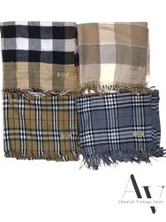 Burberry long scarfs