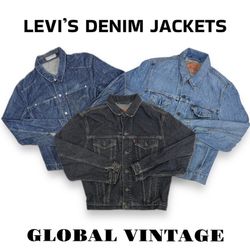 Levi's Denim Jackets - 14 Pieces ( GV-187 )