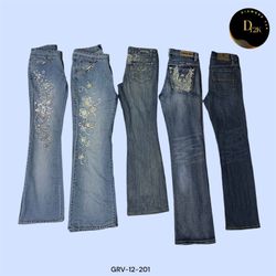 90s & 2000s Inspired Y2K Flared Denim (GRV-12-201)