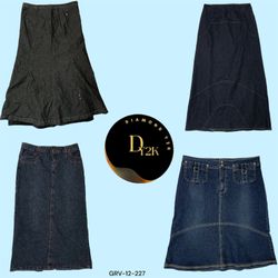 Gonna Maxi in Denim Retro Y2K (GRV-12-227)