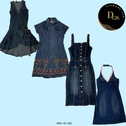 Y2K Denim Dress with Tommy Hilfiger & More: Vintag..