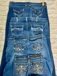 Baggy Embroidered Jeans 20 Pieces