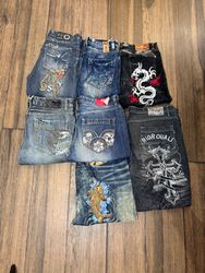 Japanese Embroidery Denims