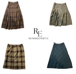 Y2K Wool Long Skirts (RE-352)