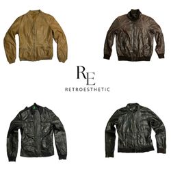 90's/Y2K Unique Leather Jackets (RE-353)