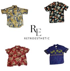 Vintage Hawaiian Mens Shirts (RE-355)