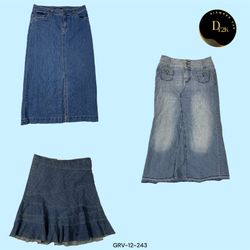 Y2K Denim Long Skirts - DKNY, Levi’s & Iconic Bran..