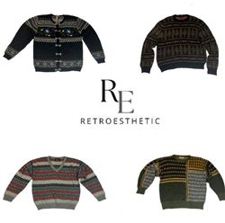 Vintage Ethenic Sweaters (RE-358)