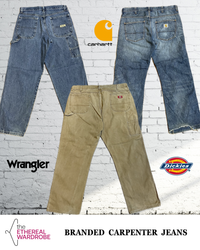 Branded Workwear Jeans 10pcs including Carhartt, D..