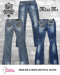 Miss me & Rock Revival Jeans 10pcs