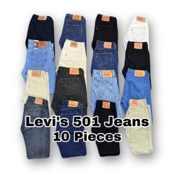 Levi's 501 Jeans 10 Pieces