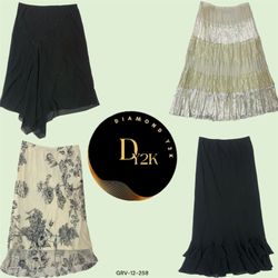 Y2K Chic Black & White Skirts (GRV-12-258)