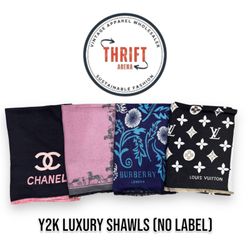 #VV524 Luxury Shawls Chanel/LV/Fendi 17PCs (No lab..