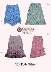 CR3107 Floral Middi Maxi Skirts - 8 Pcs