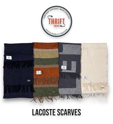 #VV545 Lacoste Scarves 20PCs