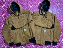 Carhartt Rework style hodded jackets