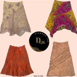 Y2K Fairycore Poly Skirts - Vintage Dreamy Style (..