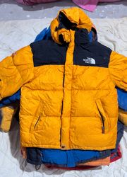 TNF Double Colour Puffer Jackets - 12 Pieces