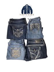 Y2k back pocket design flare jeans