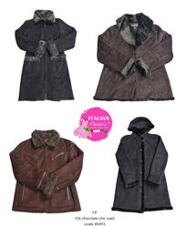 Y2k chocolate chic suede coats