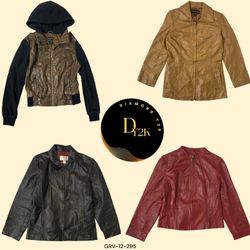 Y2K Leather Jacket Collection – Featuring Wet Seal..