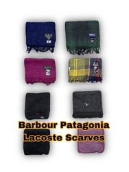 Barbour Lacoste and Patagonia Scarves