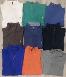 Branded Polo Ralph Lauren 1/4 Zip Sweaters - 28 Pi..