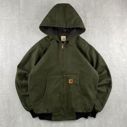 Rework Style Green Carhartt Jacket