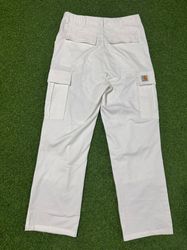 Rework style white carhartt cargo trousers