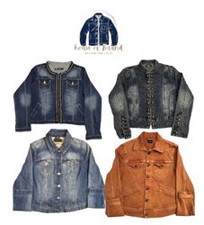 Beautiful stylish Y2k denim jackets