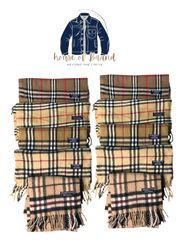 Y2k beige Burberry scarves