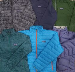 Jaquetas Puffer da Patagonia com Marca - 12 Peças