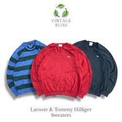 Lacoste & Tommy Hilfiger Sweaters