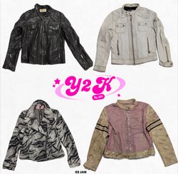 Y2K Cool Girl Leather Jackets