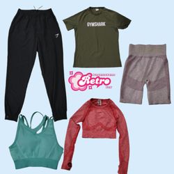 Gymshark Mix Set di Abbigliamento da Palestra (Gen..