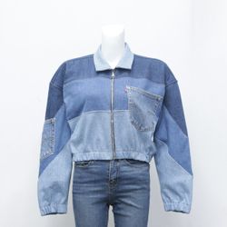 Rework Levi's Denim Crop Jacket