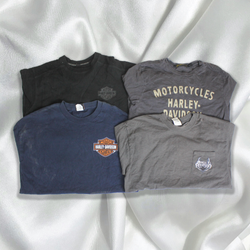 FNC-132 Harley Davidson Men/Women Long Sleeve T-sh..