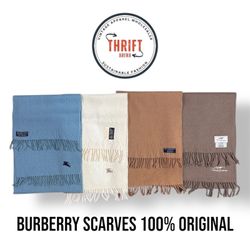 #VV599 Burberry Scarves Plain 100% Authentic 15PCs