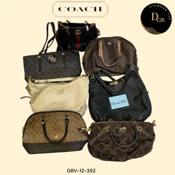 Collezione di borse vintage Coach e Guess designer..