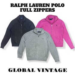 Ralph Lauren Polo Full Zip Sweat Shirt - 18 Pieces..