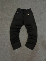 Vintage Carhartt Rework Style Black Double Knee Pa..