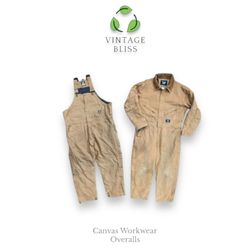 Canvas workwear Overalls