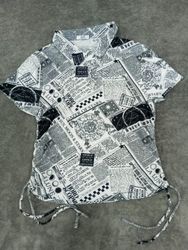 CR3203 News Paper T-shirts - 15 Pcs